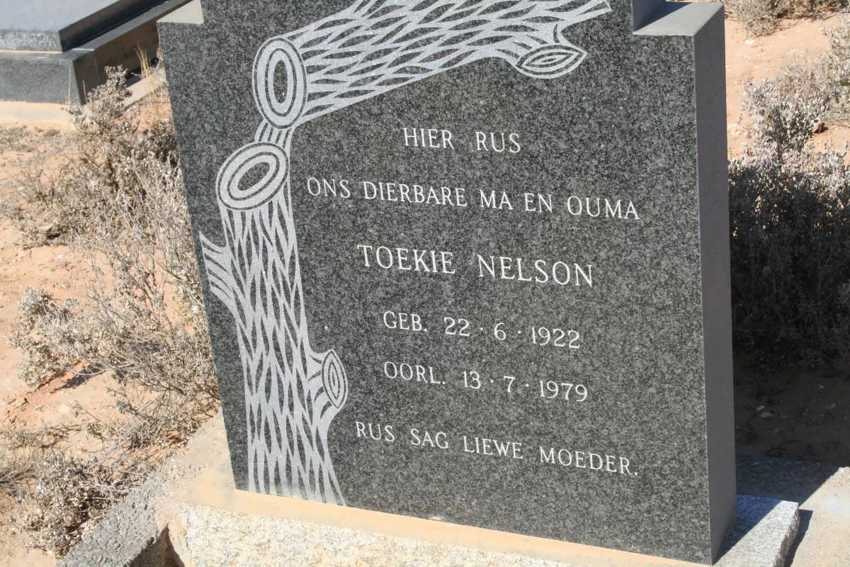 NELSON Toekie 1922-1979