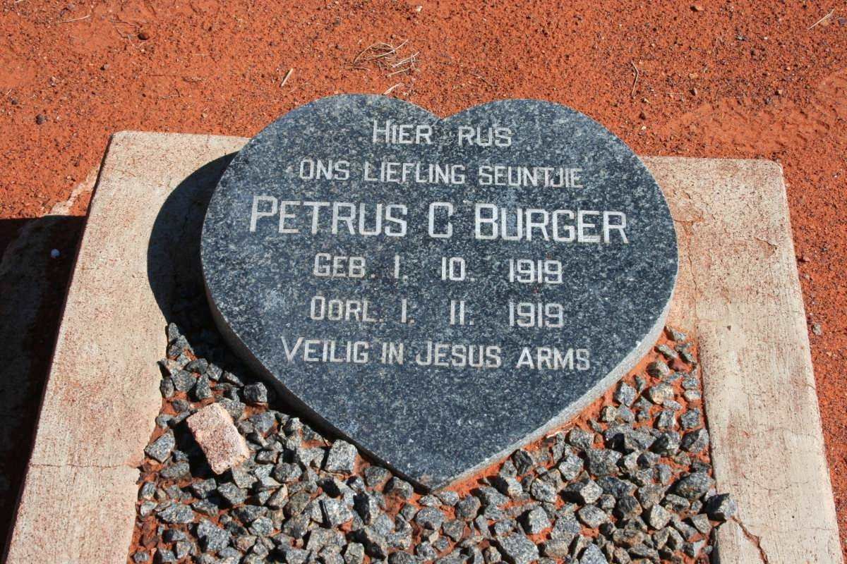 BURGER Petrus C. 1919-1919