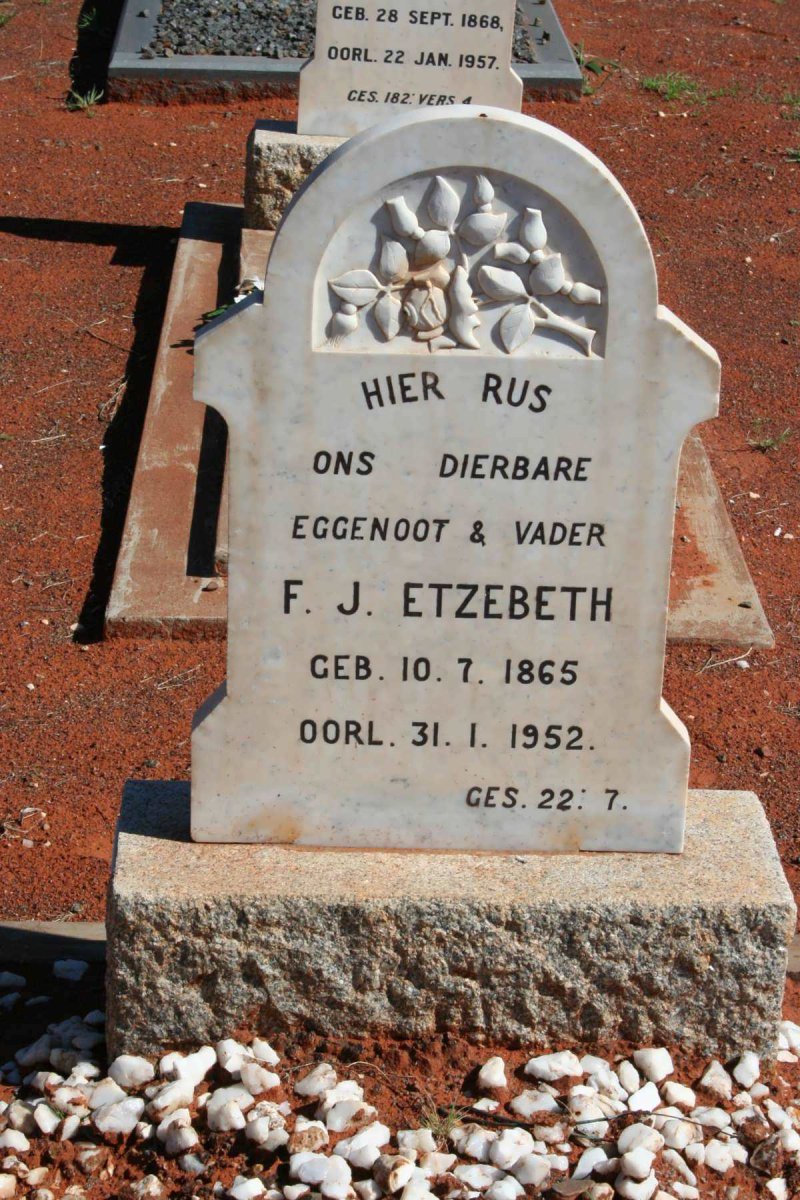 ETZEBETH F.J. 1865-1952