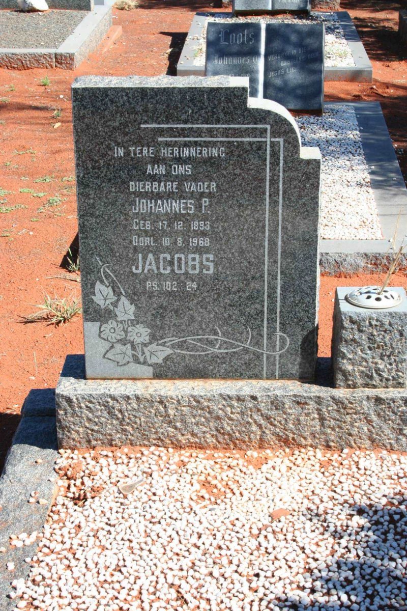 JACOBS Johannes P. 1893-1968