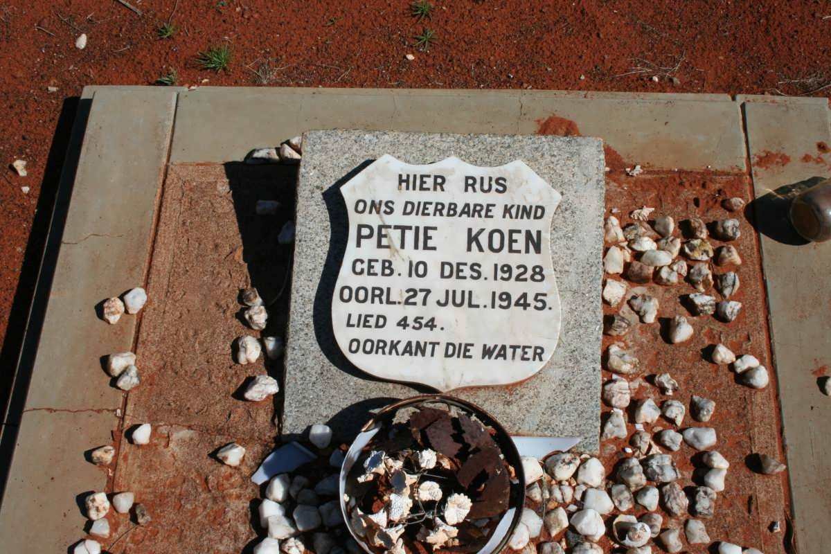 KOEN Petie 1928-1945