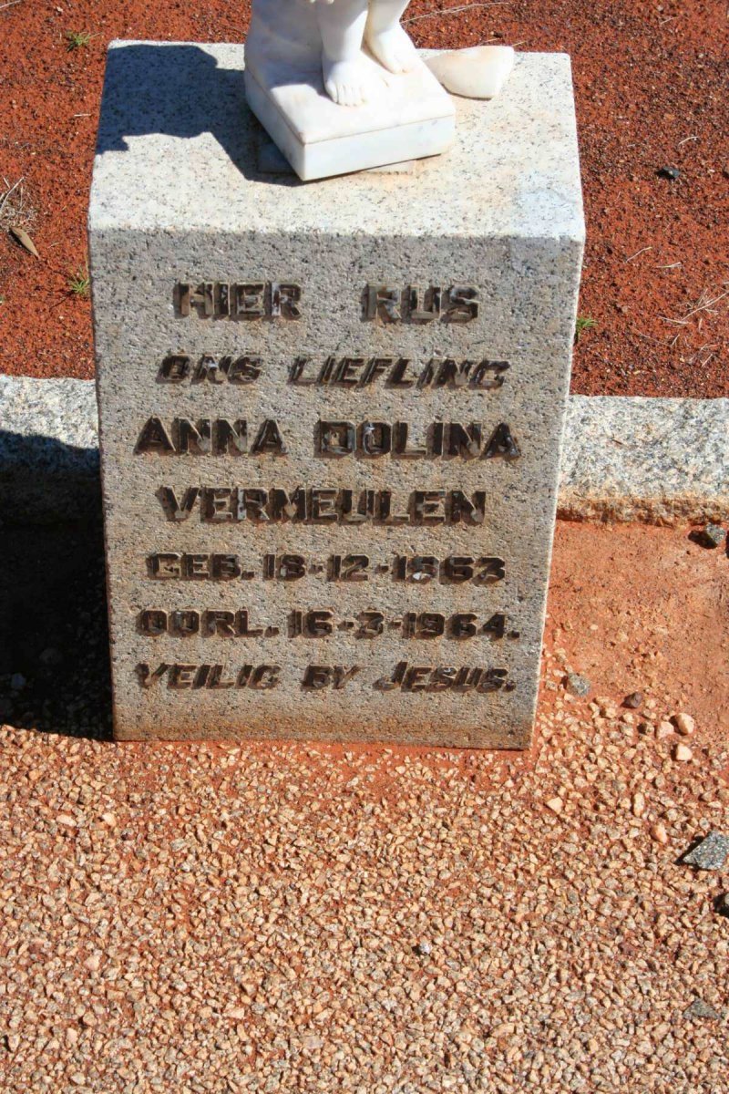 VERMEULEN Anna Dolina  1963-1964