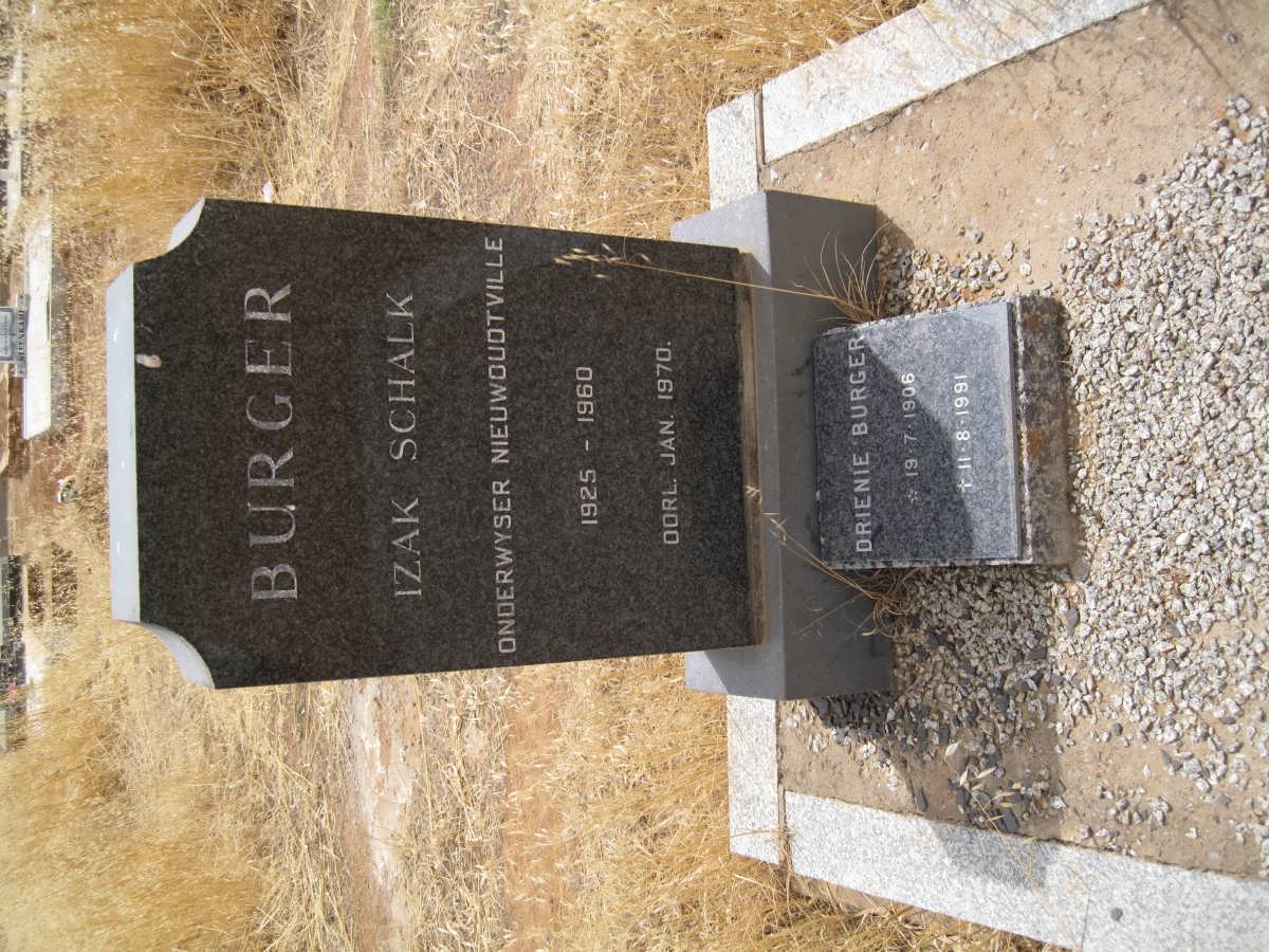 BURGER Izak Schalk -1970 &amp; Drienie 1906-1991