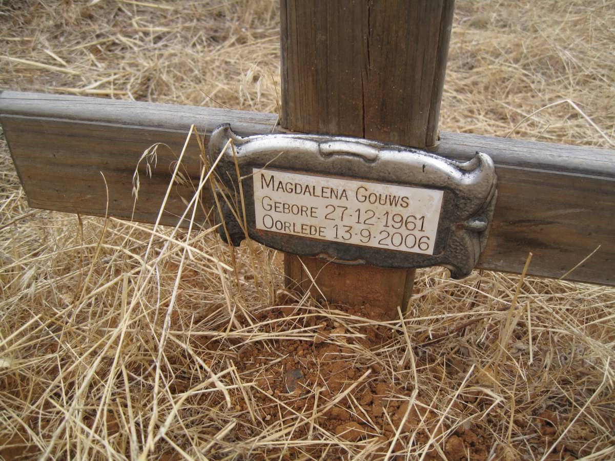 GOUWS Magdalena 1961-2006
