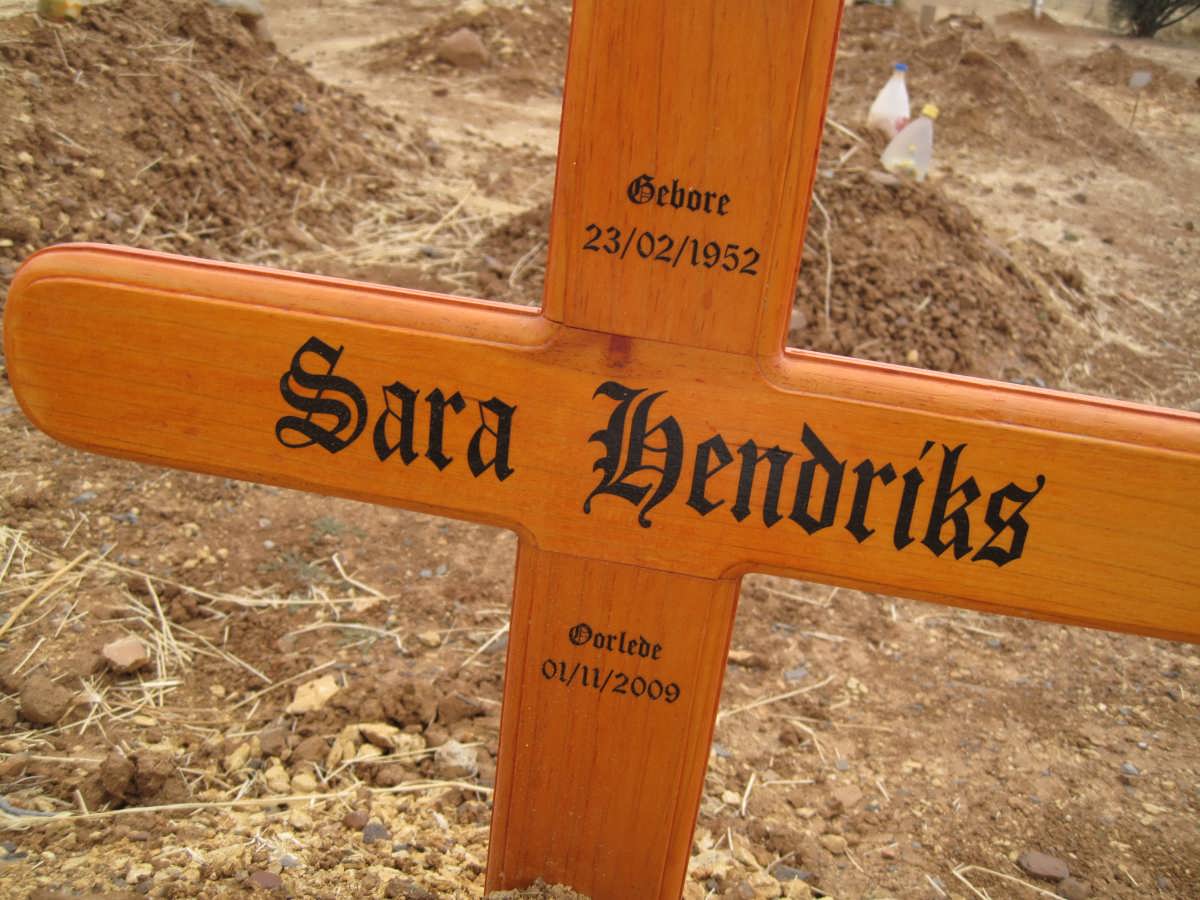 HENDRIKS Sara 1952-2009