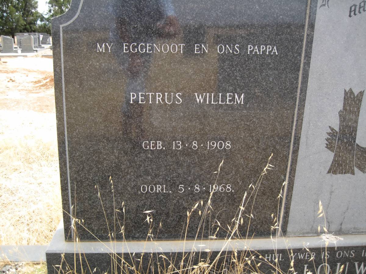 LOUW Petrus Willem 1908-1968