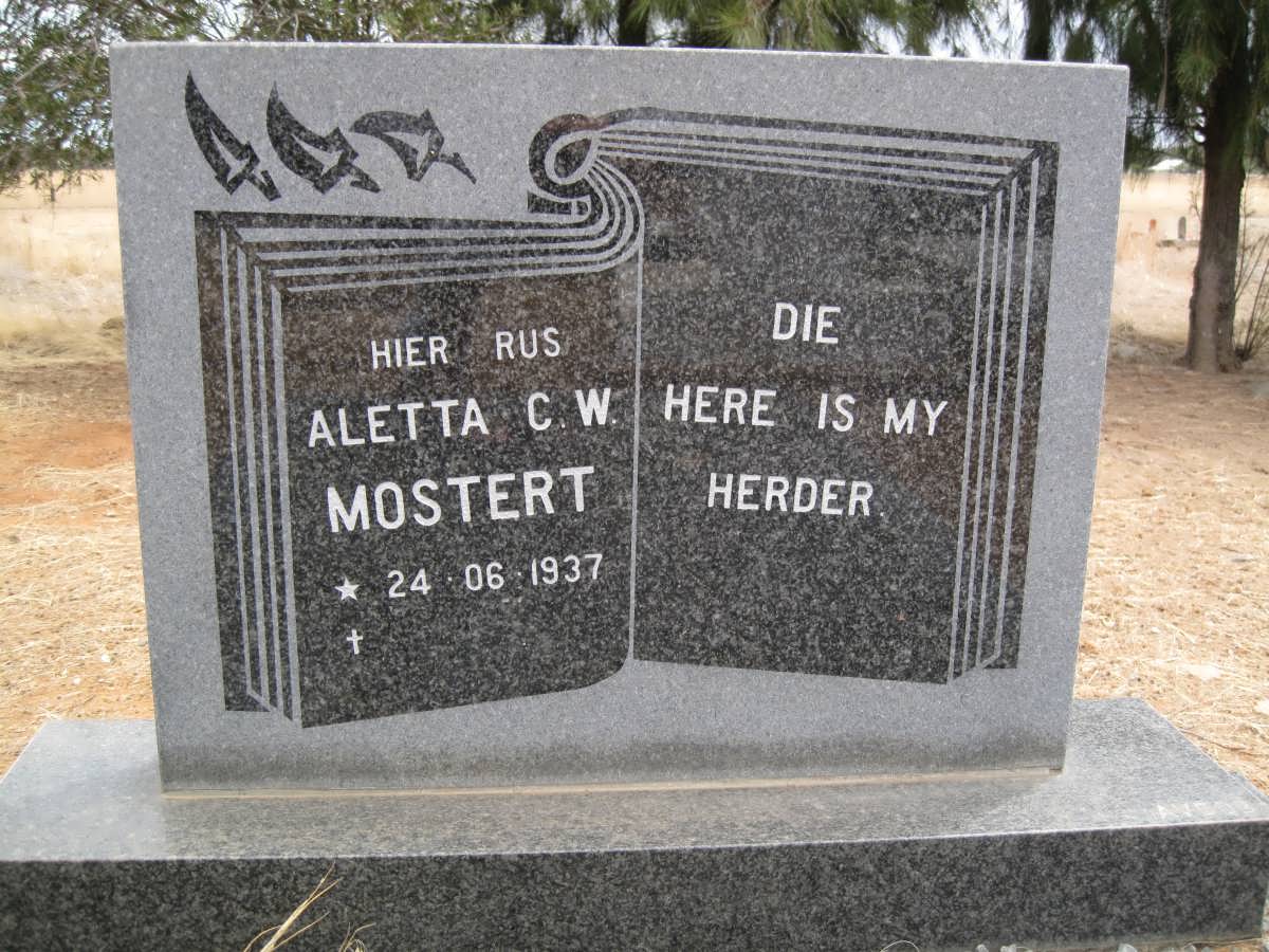 MOSTERT Aletta C.W. 1937-