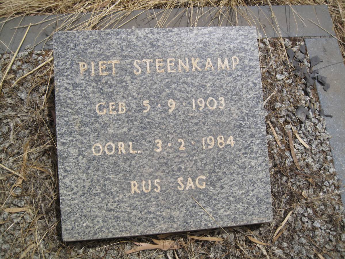 STEENKAMP Piet 1903-1984