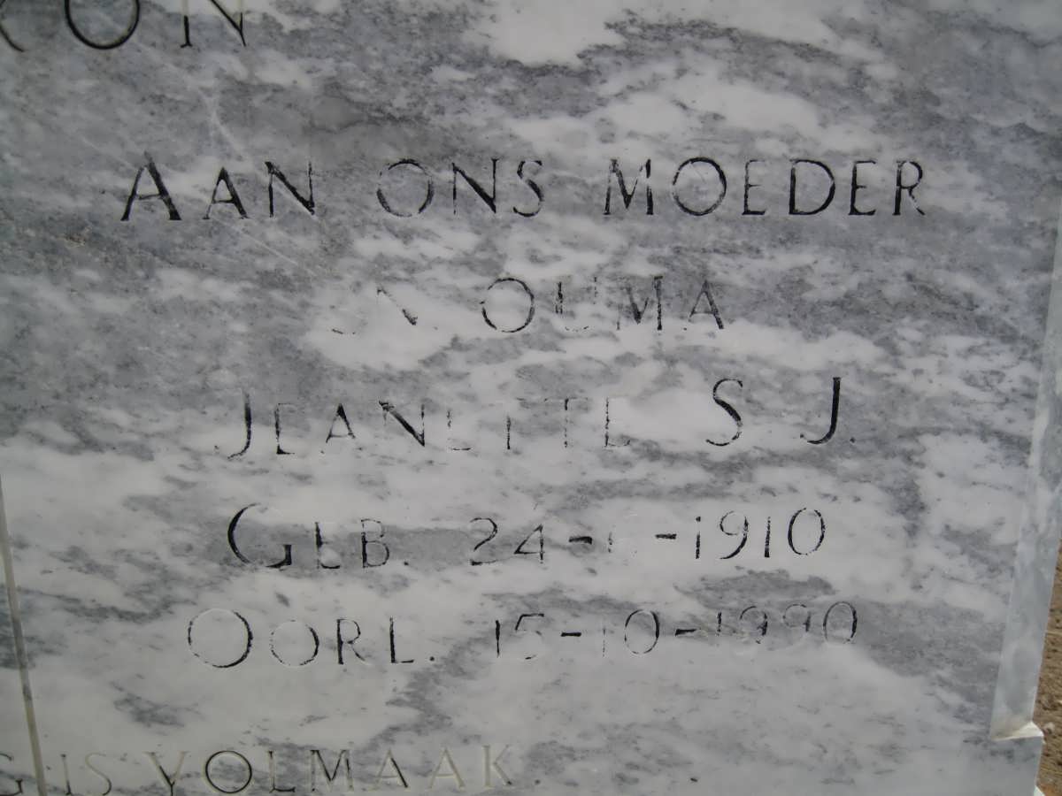 THERON Jeannette S.J. 1910-1990