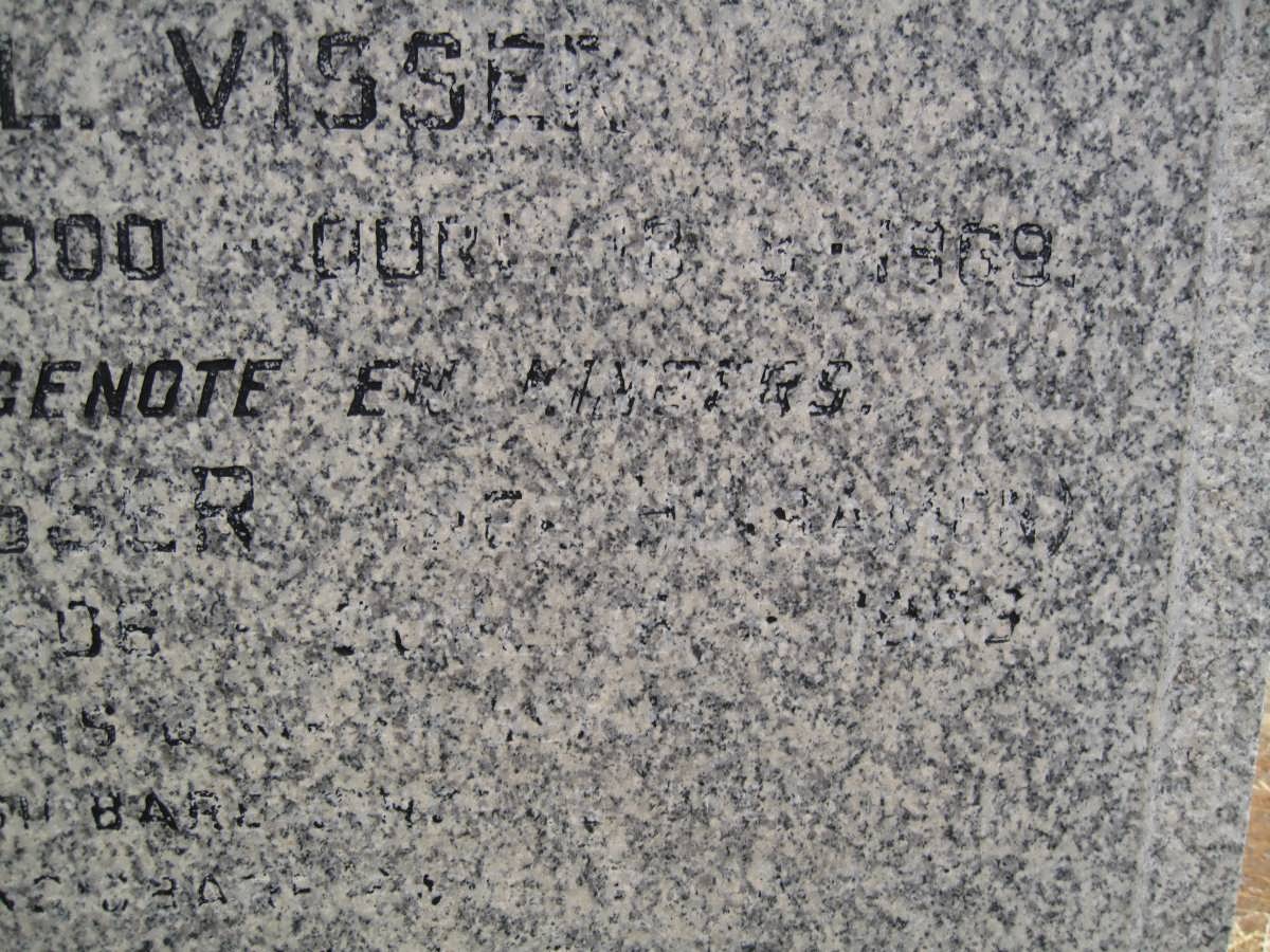 VISSER P.L. 1900-19?9 &amp; ? 1906-19?3