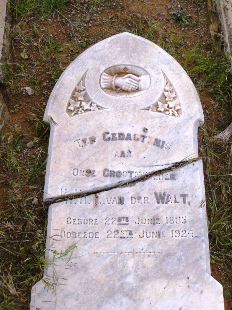 WALT H.H.E., van der  1833-1924