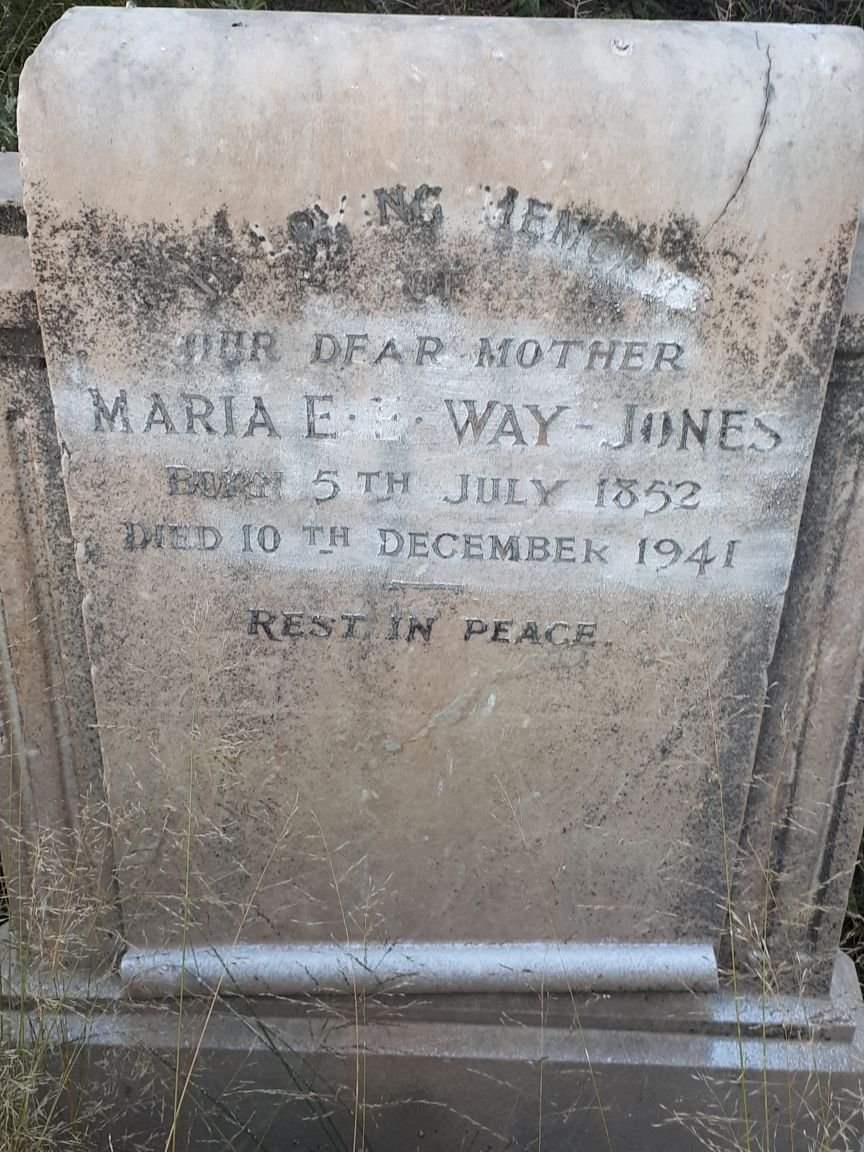 JONES Maria E.E., WAY 1852-1941