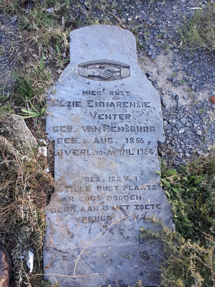 VENTER Elzie Emmarensie nee VAN RENSBURG 1856-1924