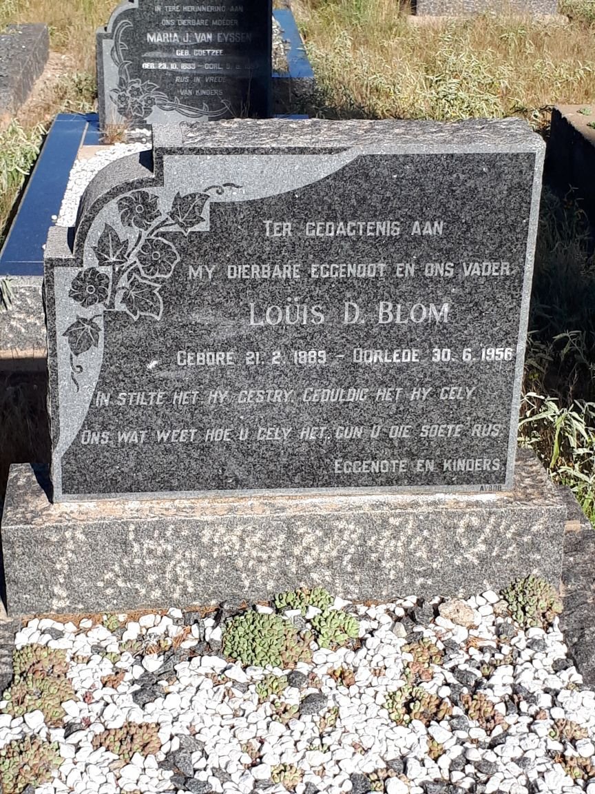 BLOM Loüis D. 1889-1956