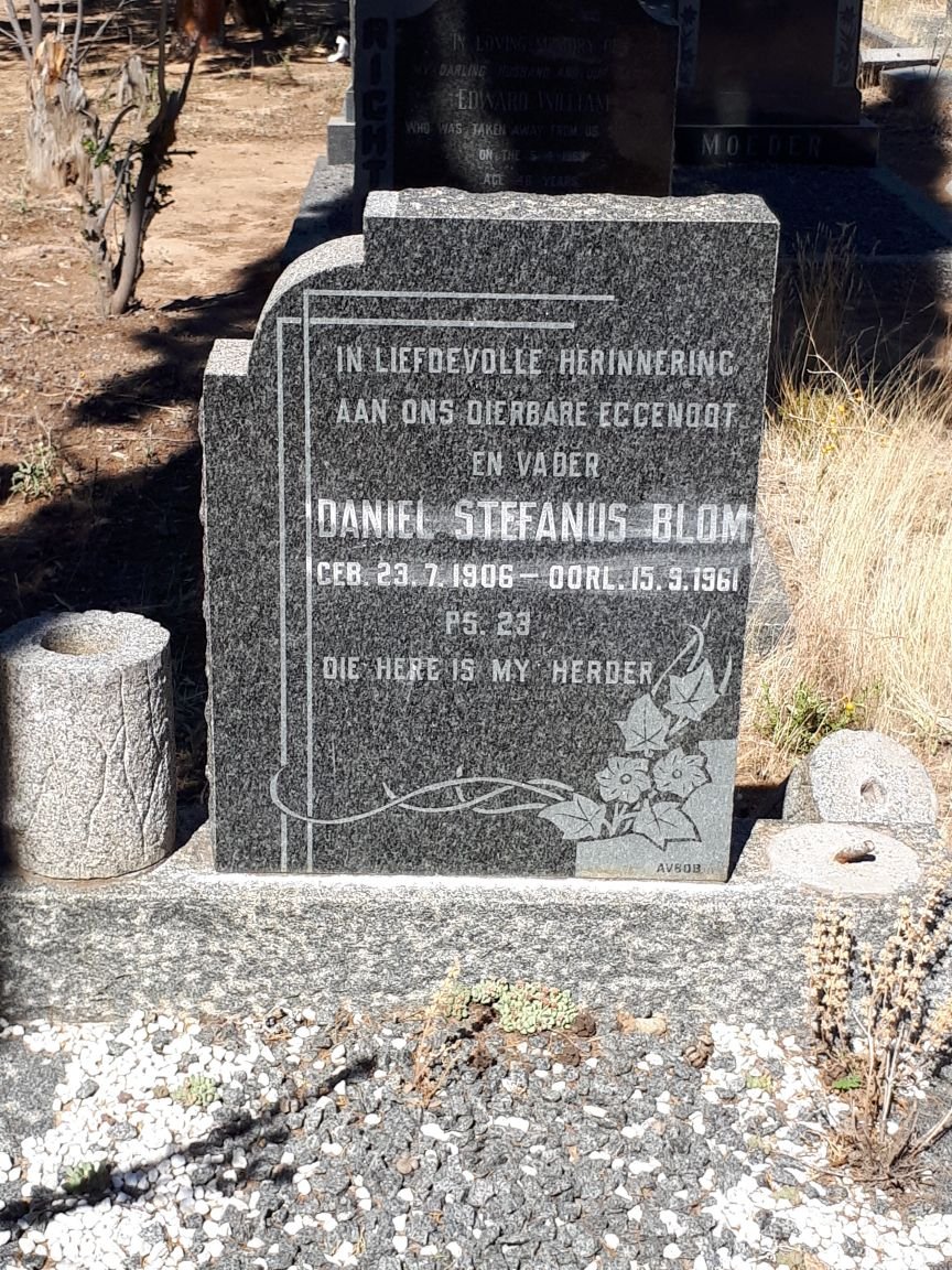 BLOM Daniel Stefanus 1906-1961