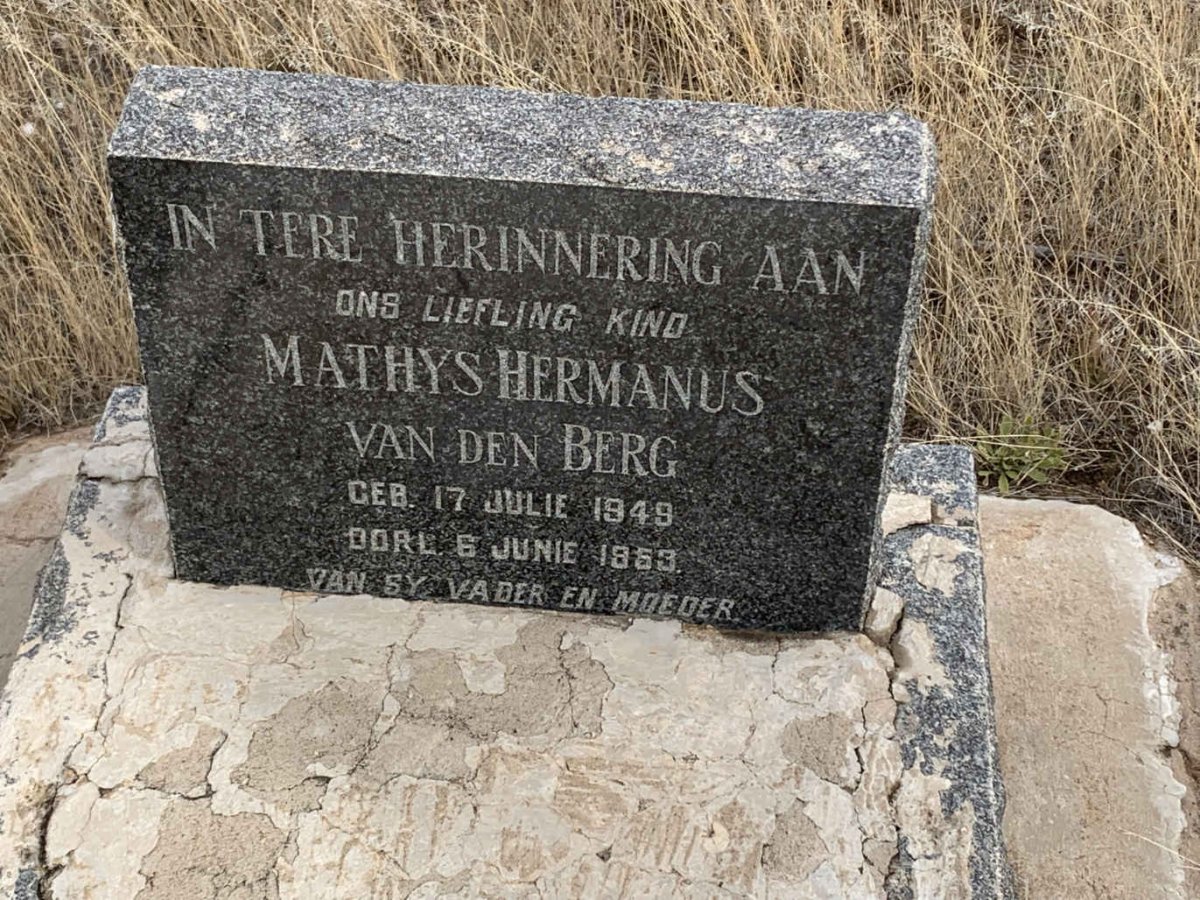 BERG Mathys Hermanus, van den 1949-1953