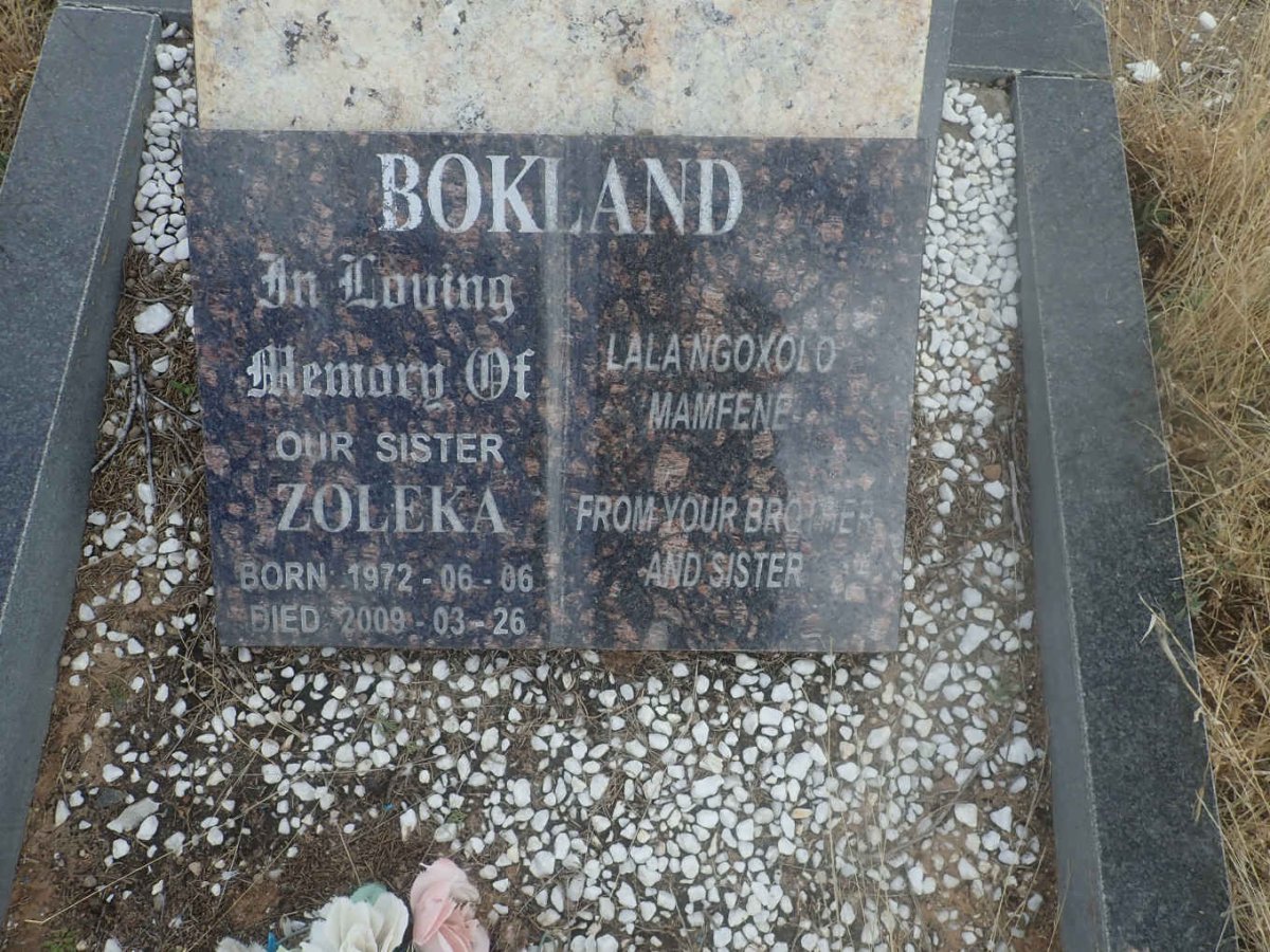 BOKLAND Zoleka 1972-2009