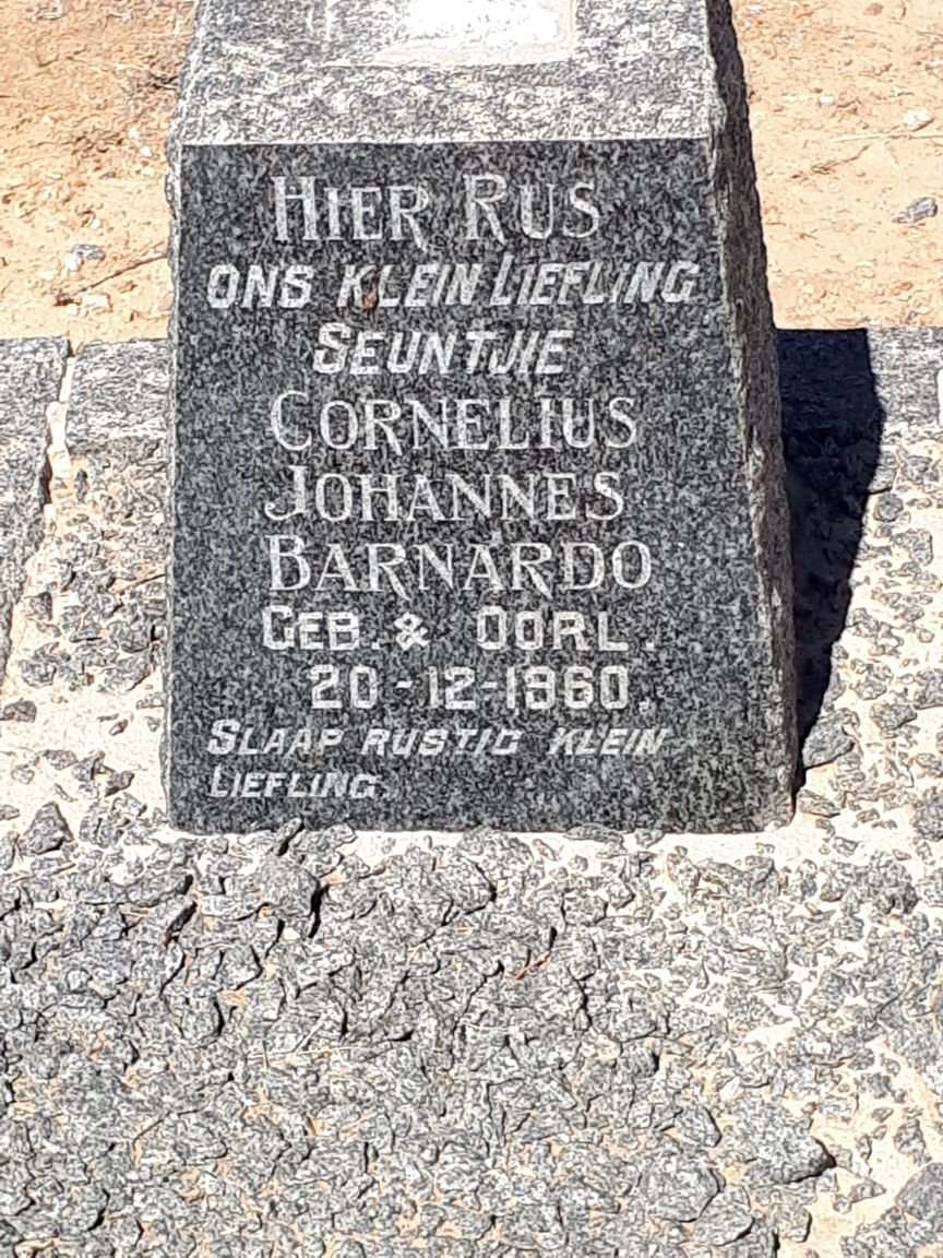 BARNARDO Cornelius Johannes  1960-1960