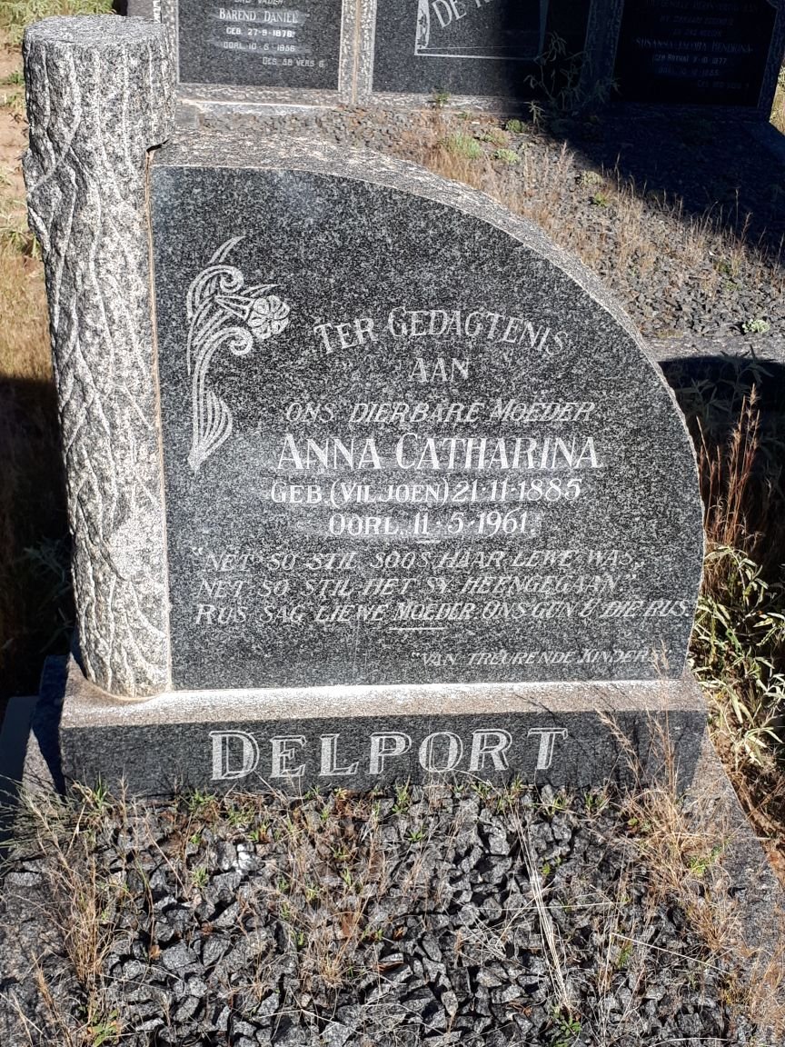DELPORT Anna Catharina nee VILJOEN 1885-1961