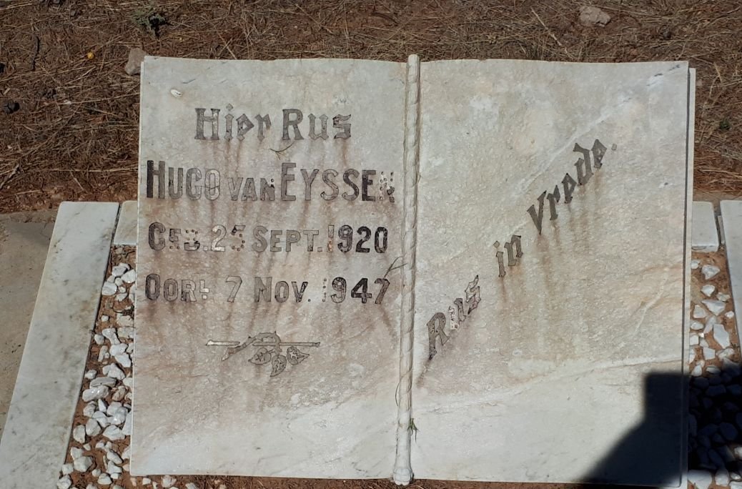 EYSSEN Hugo, van 1920-1947