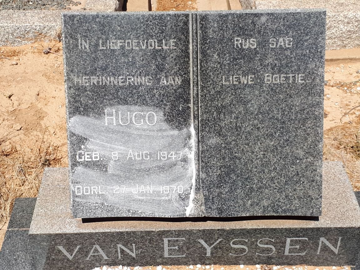 EYSSEN Hugo, van 1947-1970