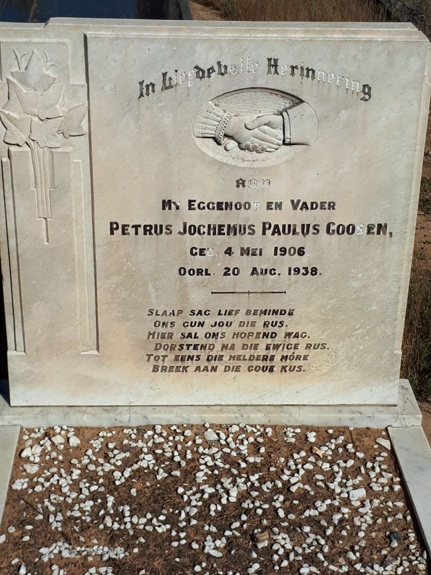 GOOSEN Petrus Jochemus Paulus 1906-1938