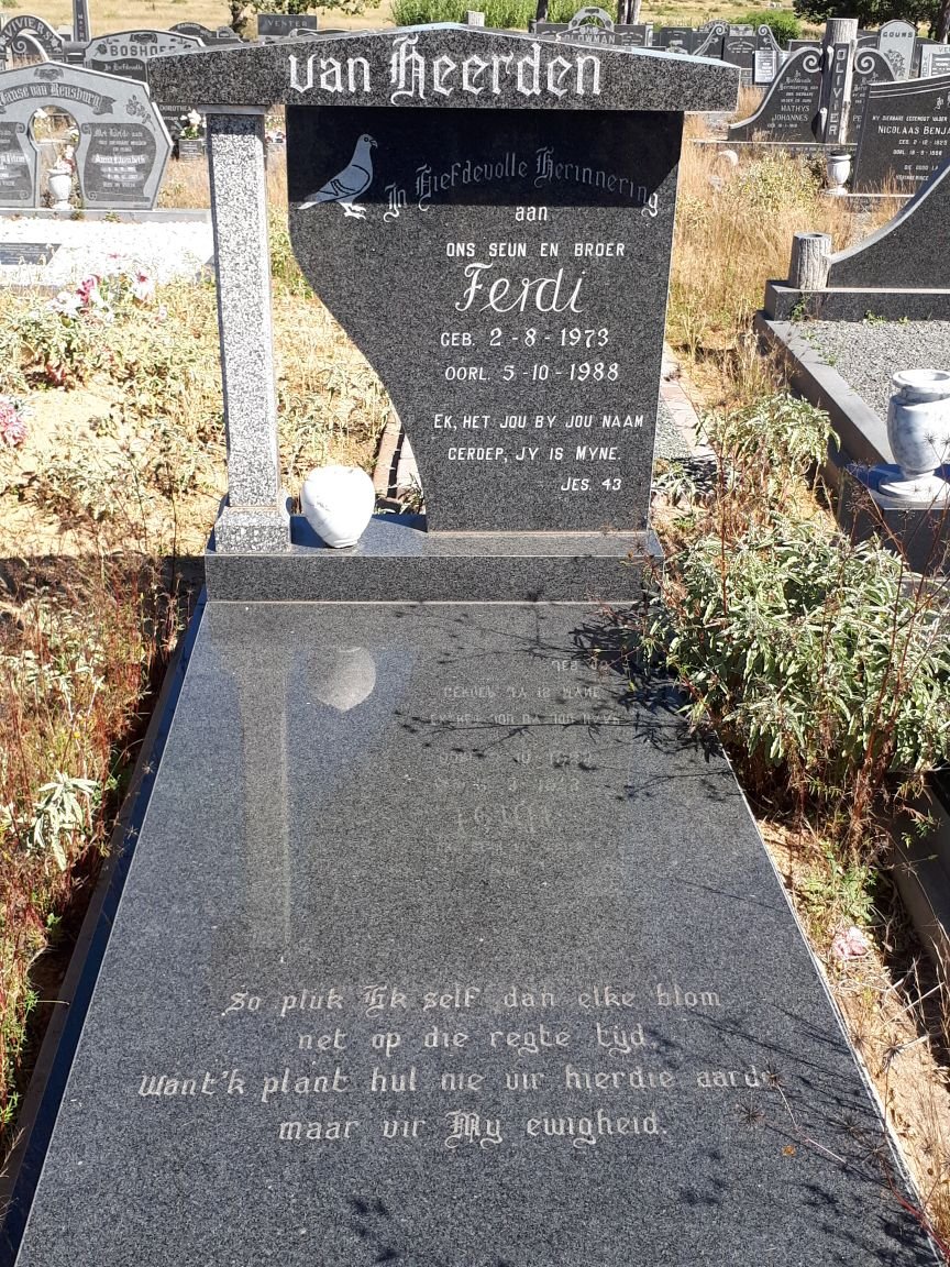 HEERDEN Ferdi, van 1973-1988