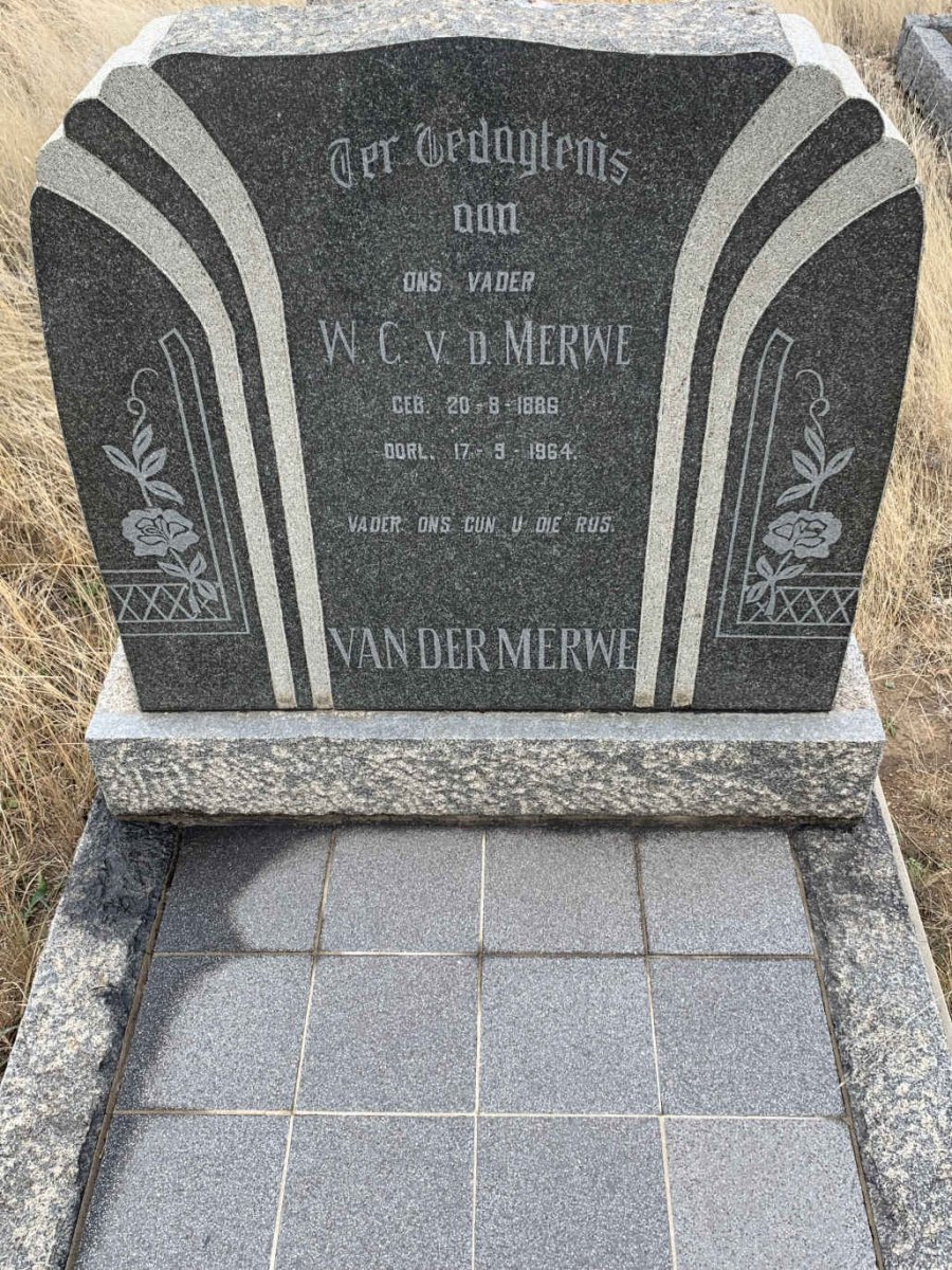 MERWE W.C., van der 1886-1964