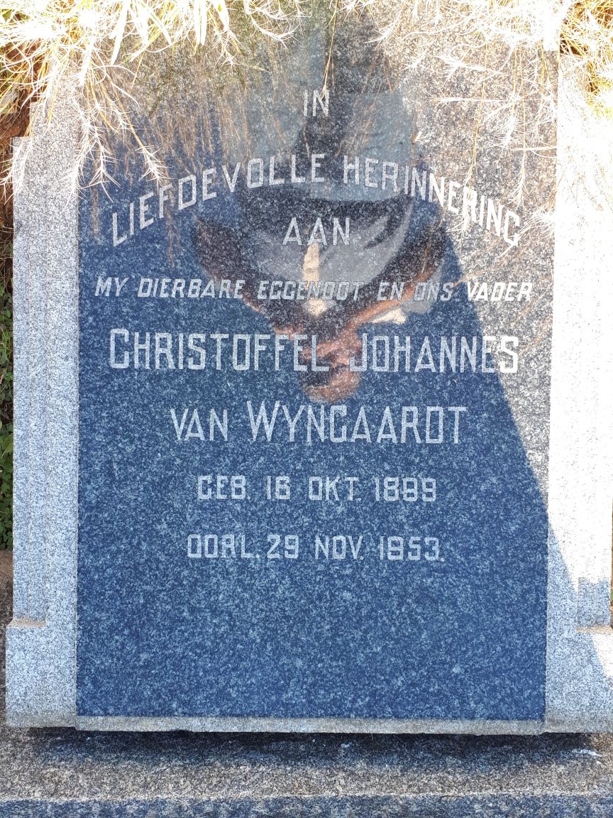 WYNGAARDT Christoffel Johannes, van 1899-1953