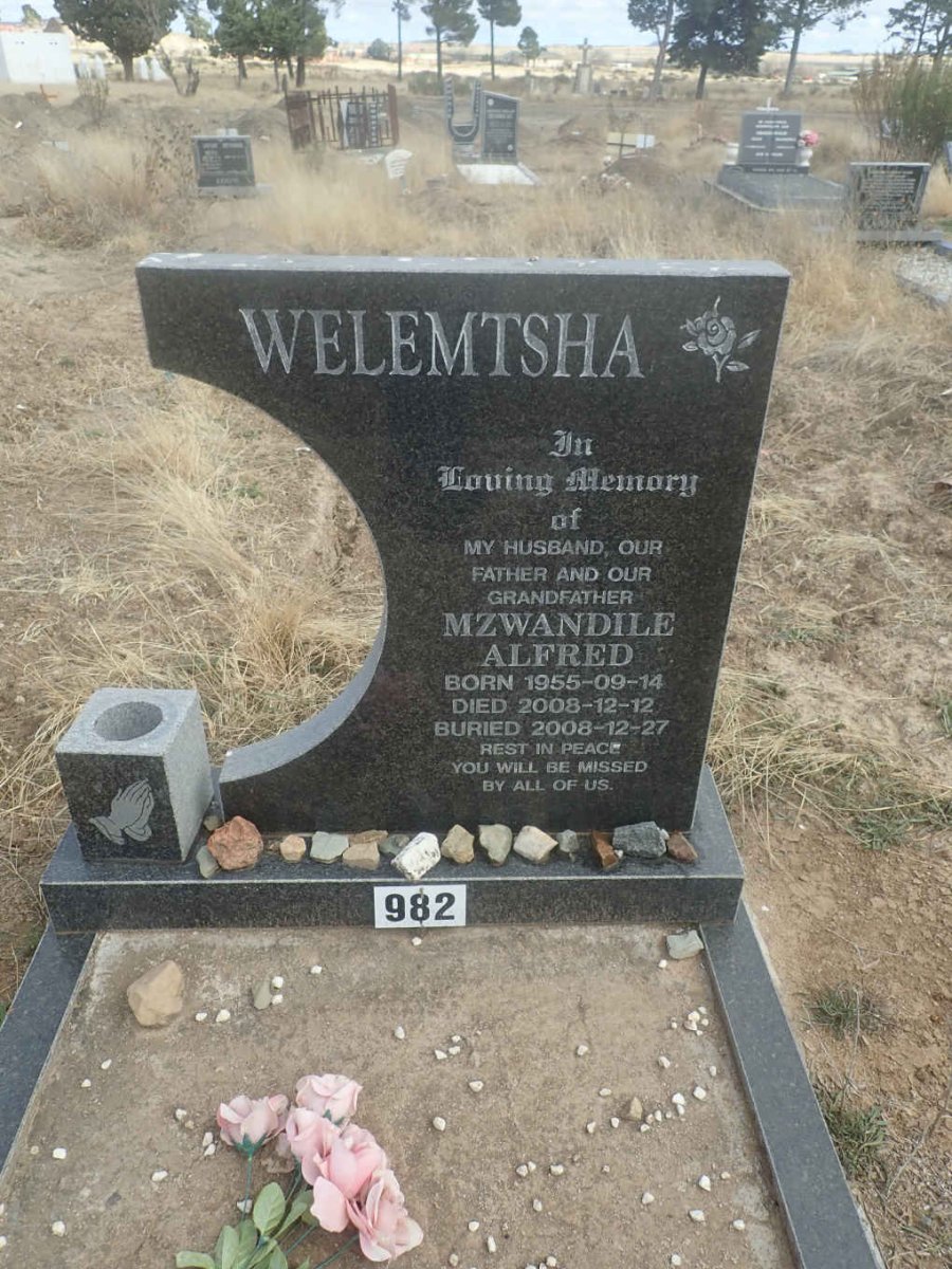 WELEMTSHA Mzwandile Alfred 1955-2008