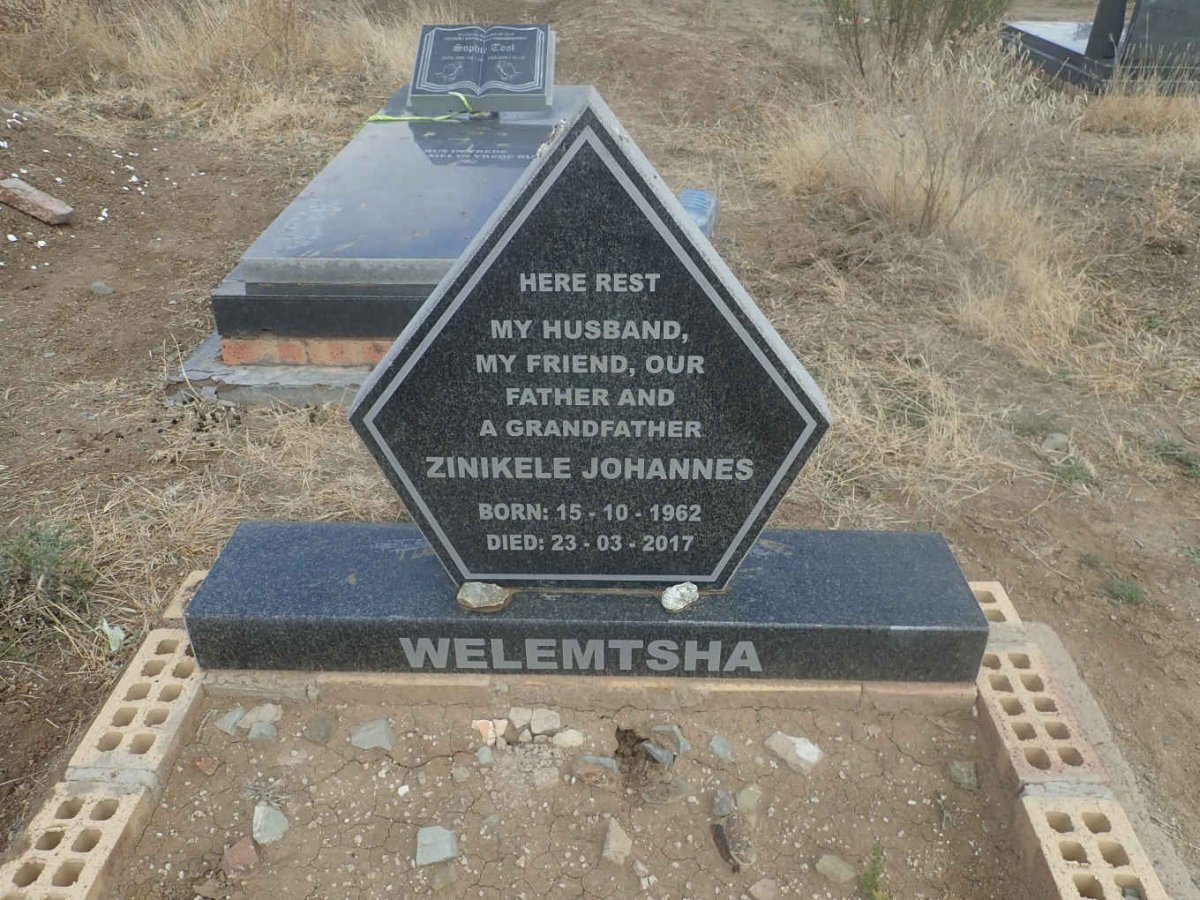 WELEMTSHA Zinikele Johannes 1962-2017