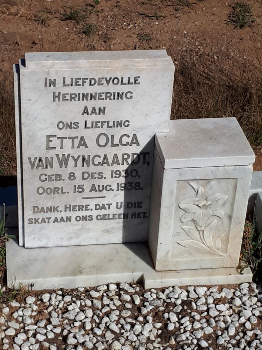 WYNGAARDT Etta Olga, van 1930-1938