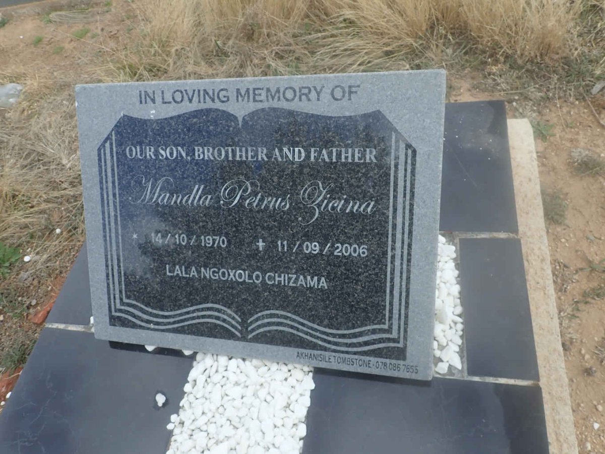 ZICINA Mandla Petrus 1970-2006