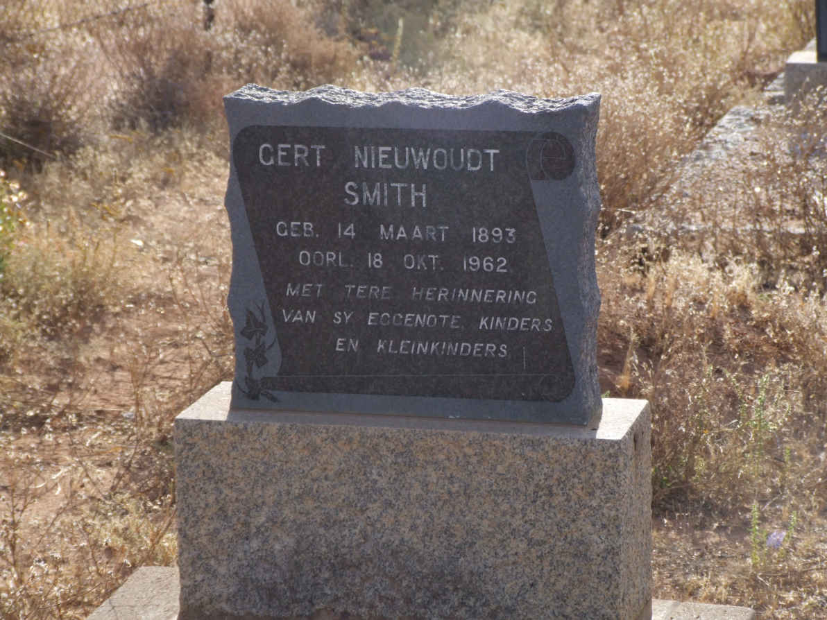 SMITH Gert Nieuwoudt 1893-1962