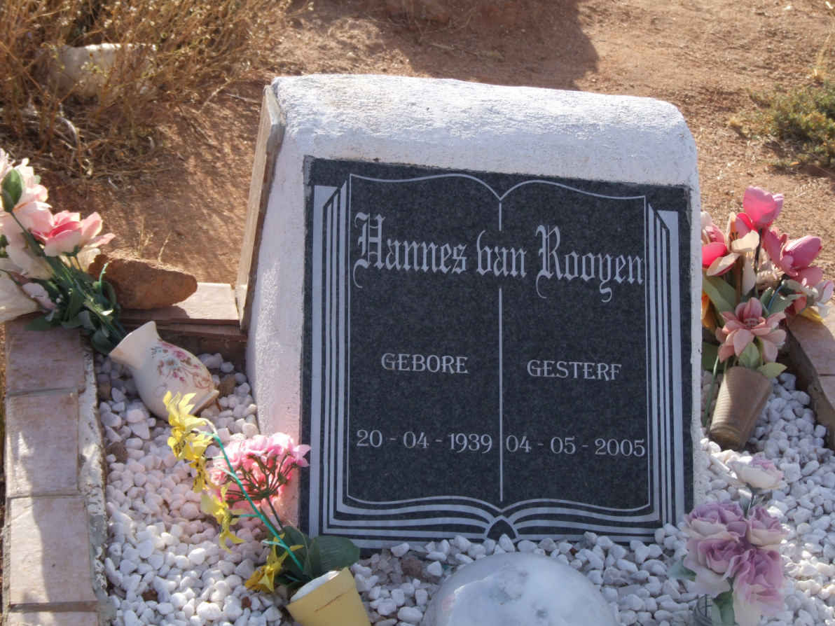ROOYEN Hannes, van 1939-2005
