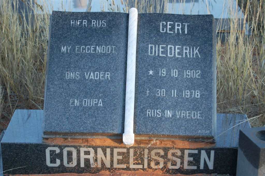CORNELISSEN Gert Diederik 1902-1978