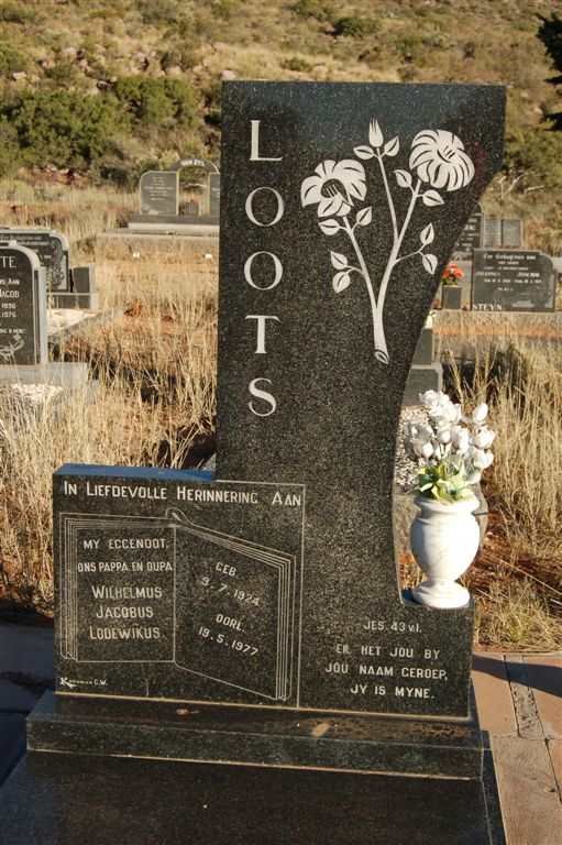 LOOTS Wilhelmus Jacobus Lodewikus 1924-1977