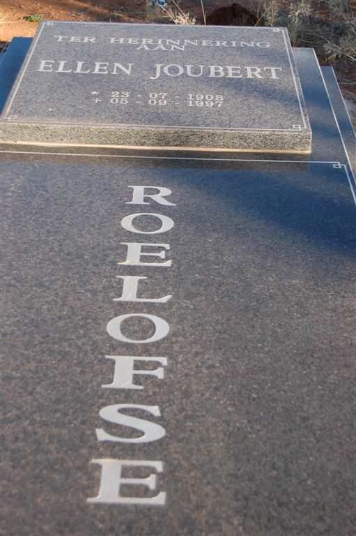 ROELOFSE Ellen Joubert 1908-1997