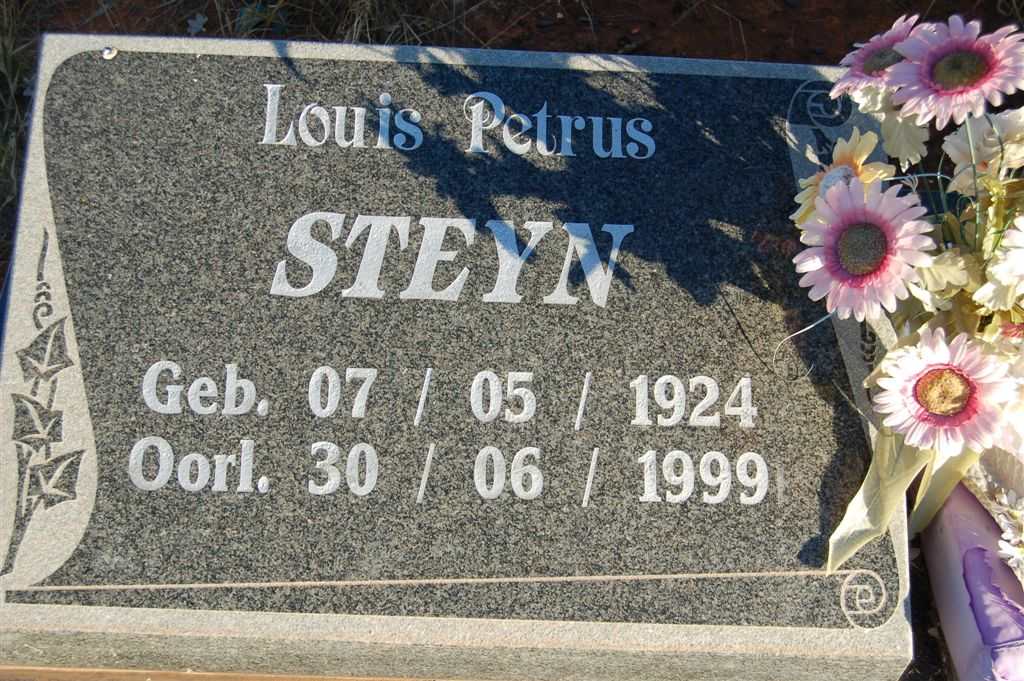 STEYN Louis Petrus 1924-1999