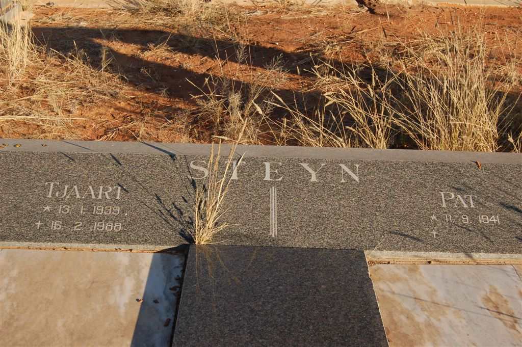 STEYN Tjaart 1939-1988 &amp; Pat 1941-