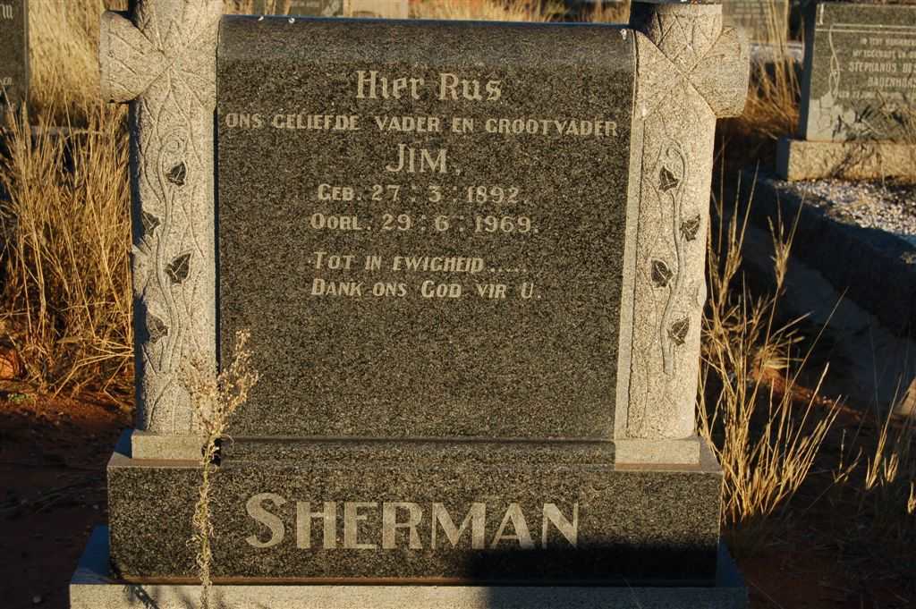 SHERMAN Jim 1892-1969