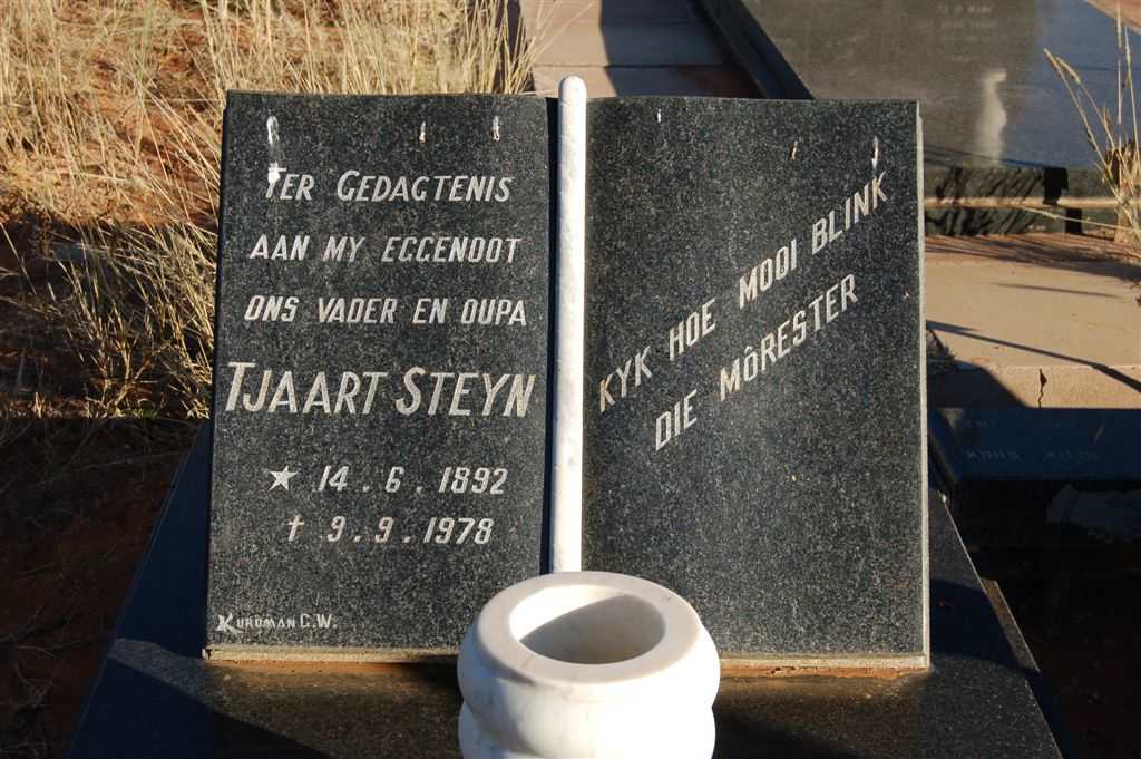 SNYMAN Tjaart 1892-1978
