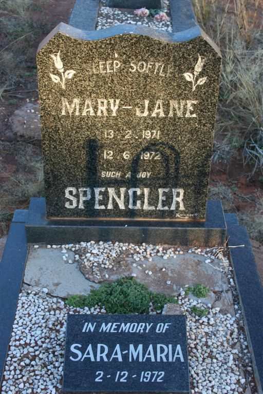 SPENGLER Mary-Jane 1971-1972 :: SPENGLER Sara-Maria 1972-