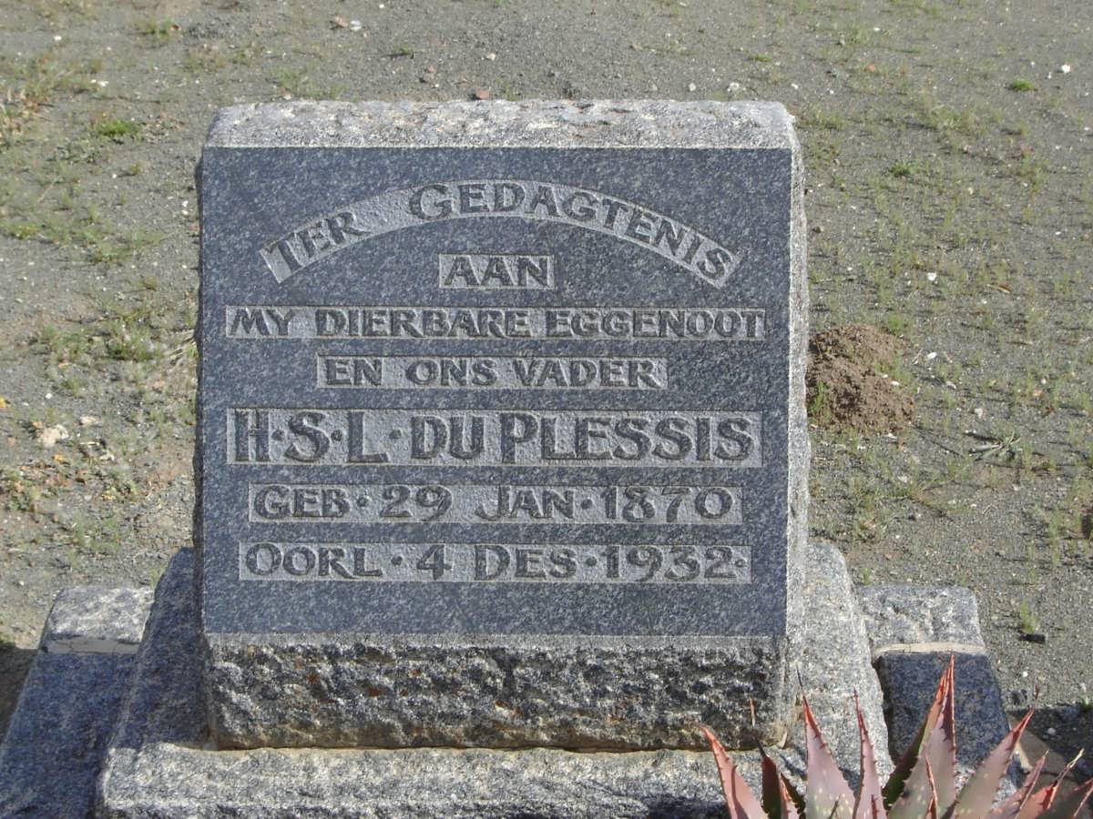 PLESSIS H.S.L., du 1870-1932