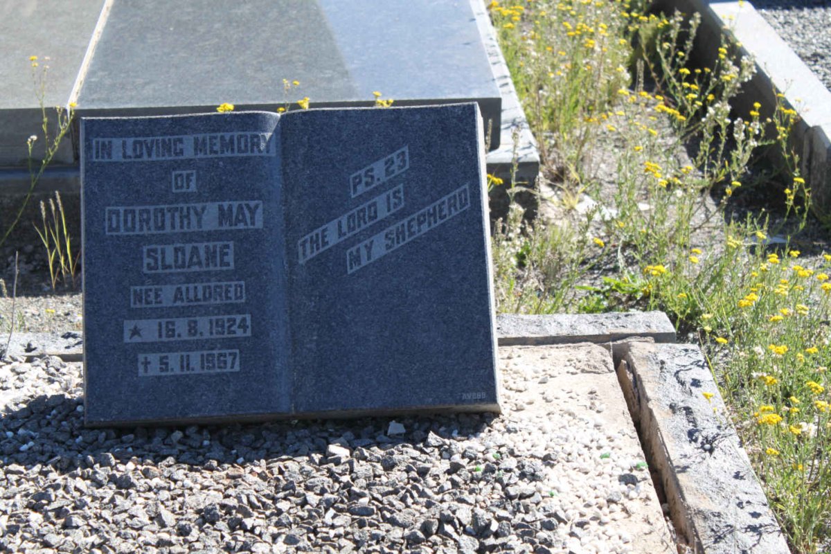 SLOANE Dorothy May nee ALLDRED 1924-1967