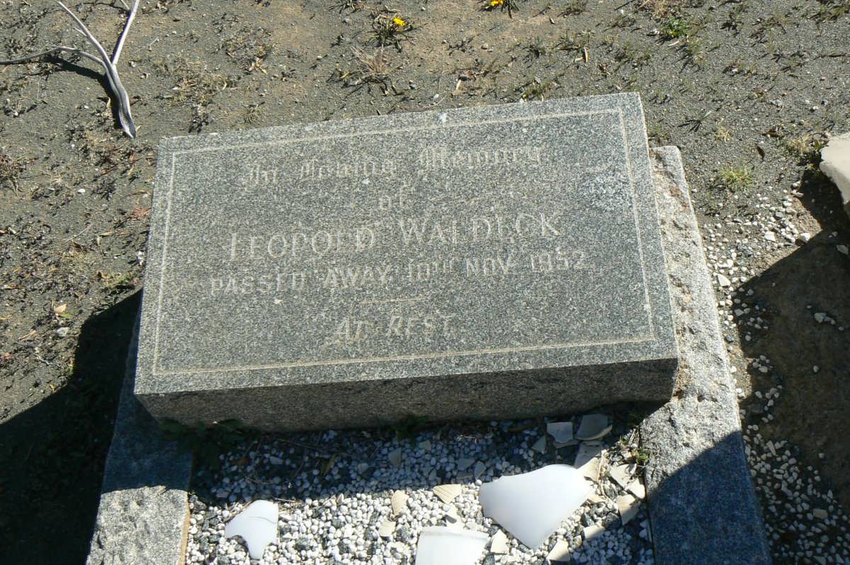 WALDECK Leopold -1952