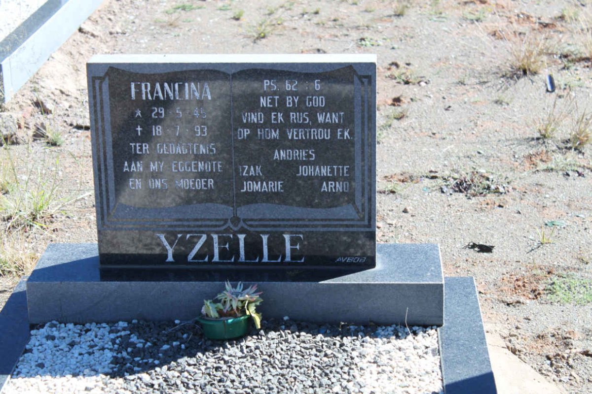 YZELLE Francina 1945-1993