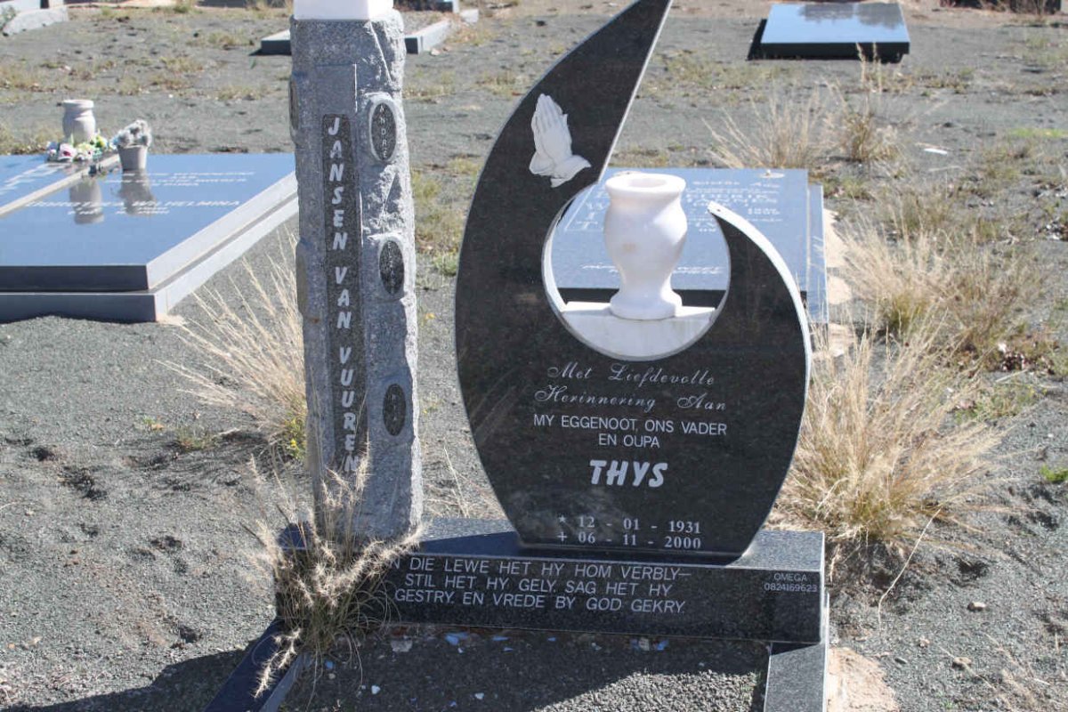 VUUREN Thys, Jansen van 1931-2000