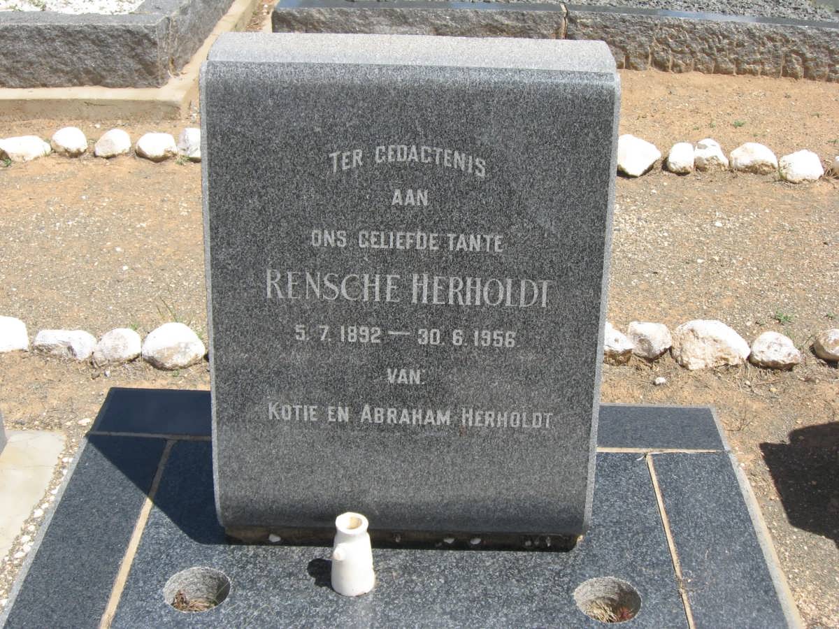HERHOLDT Rensche 1892-1956