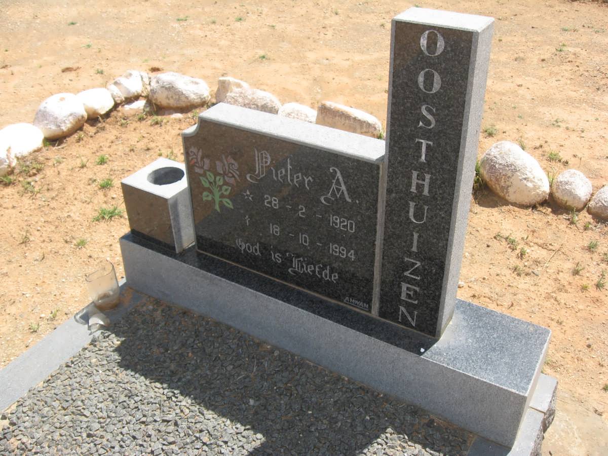 OOSTHUIZEN Pieter A. 1920-1994